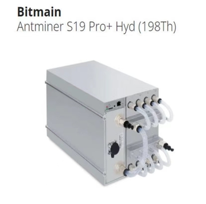 A19Pro +Hyd 198TH/S 5445W Bitcion Antคนขุดแร่ Asic คนขุดแร่ Blockchain คนขุดแร่ Antคนขุดแร่ S19